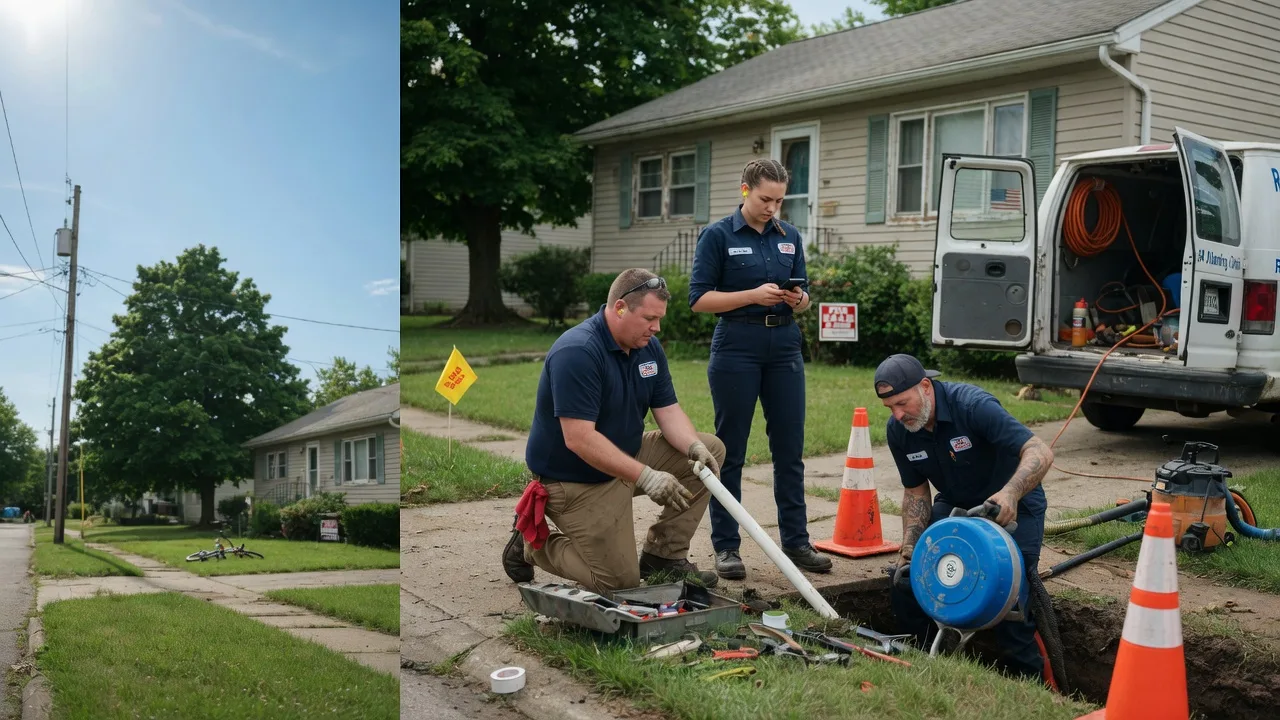 Sewer Line Repair in Peoria, IL near me